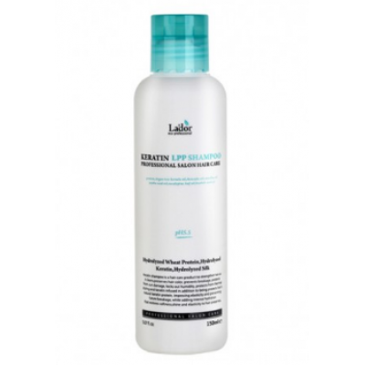 Безсульфатный профессиональный шампунь для волос с кератином La’dor Keratin LPP Shampoo (150 мл)