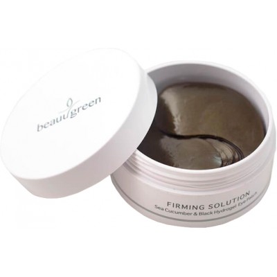 Гидрогелевые патчи для глаз BeauuGreen с экстрактом морского огурца и пудрой черного жемчуга 60 шт