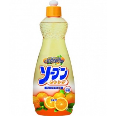 Средство KANEYO для мытья посуды, фруктов и овощей аромат апельсин бутылка 600мл