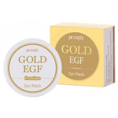 Патчи гидрогелевые для глаз с золотом Petitfee Gold & EGF Eye Patch (60 шт)