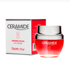 FARMSTAY УКРЕПЛЯЮЩИЙ КРЕМ ДЛЯ КОЖИ ВОКРУГ ГЛАЗ С КЕРАМИДАМИ CERAMIDE FIRMING FACIAL EYE CREAM 50 МЛ