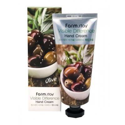 Крем для рук FarmStay Visible Difference Hand Cream Olive