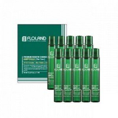 Успокаивающий филлер для волос с биотином Biotin Scalp Cooling Ampoule Floland 13 мл