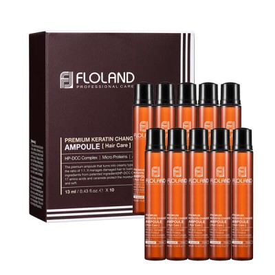 Филлеры для восстановления волос с кератином Floland Premium Keratin Change Ampoule