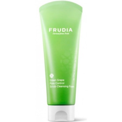 Frudia Pore Control Scrub Cleansing Foam Green Grape - Скраб-пенка для умывания с Виноградом 145мл