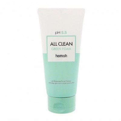 Heimish Слабокислотный гель для умывания для чувствительной кожи (мини) All Clean Green foam ph 5.5
