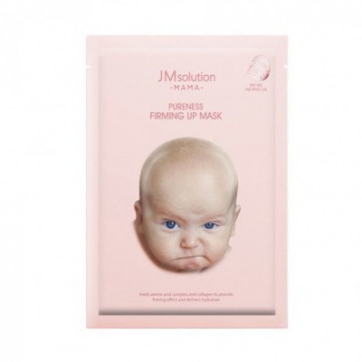 ГИПОАЛЛЕРГЕННАЯ ПОДТЯГИВАЮЩАЯ ТКАНЕВАЯ МАСКА JM SOLUTION MAMA PURENESS FIRMING UP MASK