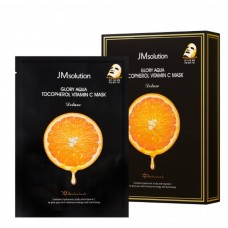 Тканевая маска для выравнивания тона JMsolution Glory Aqua Tocopherol Vitamin C Mask