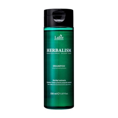 Слабокислотный травяной шампунь с аминокислотами Lador Herbalism Shampoo, 150 