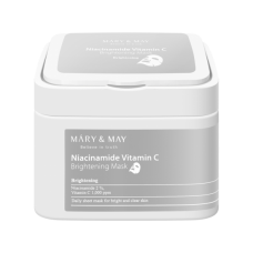 MARY&MAY NIACINAMIDE VITAMIN C BRIGHTENING MASK 30EA Набор тканевых масок осветляющих