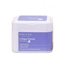 MARY&MAY COLLAGEN PEPTIDE VITAL MASK 30EA Набор тканевых масок c пептидами