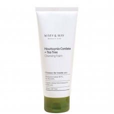 Очищающая пенка для чувствительной кожи Mary&May Houttuynia Cordata + Tea Tree Cleansing Foam