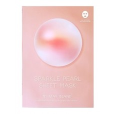 Увлажняющая тканевая маска для лица с жемчугом May Island Sparkle Pearl Sheet Mask 30 мл.