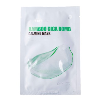 Успокаивающая тканевая маска с центеллой и бамбуком MEDI-PEEL Bamboo Cica Bomb Calming Mask