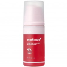 Пузырьковая сыворотка с коллагеном и ПДРН medicube PDRN Pink Collagen Bubble Serum