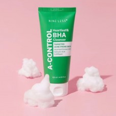 Nineless Очищающая пенка с салициловой кислотой для проблемной кожи A-Control Heartleaf & BHA Cleanser 120 мл