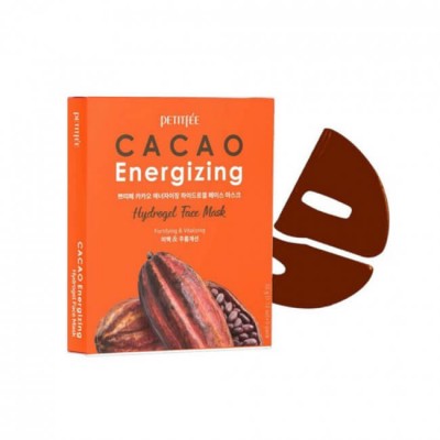 Тонизирующая гидрогелевая маска для лица с какао Petitfee Cacao Energizing Hydrogel Face Mask