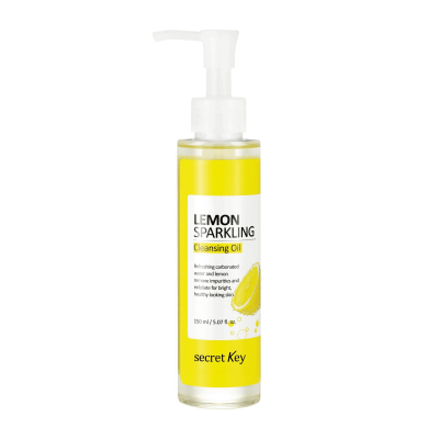 Гидрофильное масло с эффектом осветления Secret Key Lemon Sparkling Cleansing Oil 150 мл.