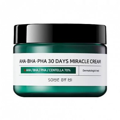 Восстанавливающий крем для проблемной кожи Some By Mi AHA-BHA-PHA 30 Days Miracle Cream (60 гр)