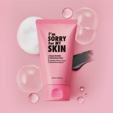 I'm Sorry for My Skin Пенка для умывания с угольным порошком Taupe Bubble Cleansing Foam 100мл 