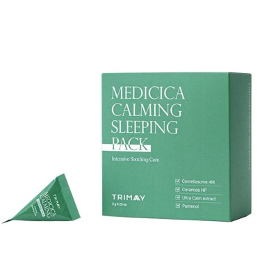 Ночная маска для лица с центеллой TRIMAY Centella Cica Sleeping Pack 3 гр
