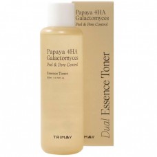Тонер-эссенция для лица с эффектом пилинга Trimay Papaya 4HA Galactomyces Peel & Pore Control Toner